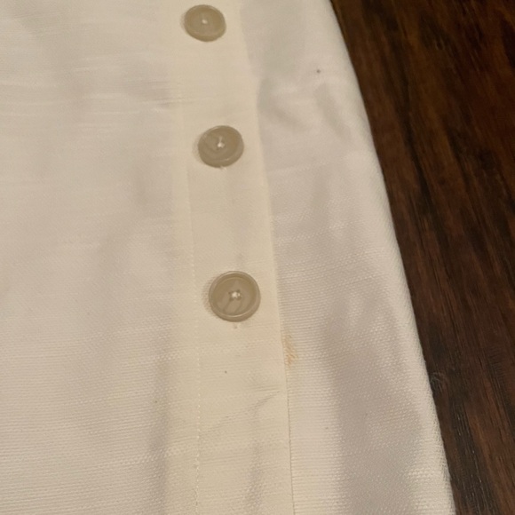 Loft white/cream knee length skirt - Picture 2 of 4